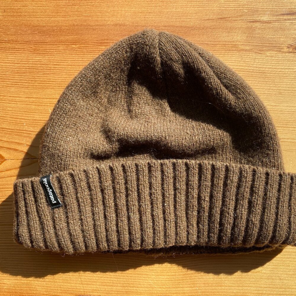 NEW Patagonia Wool Brodeo Beanie, Brown